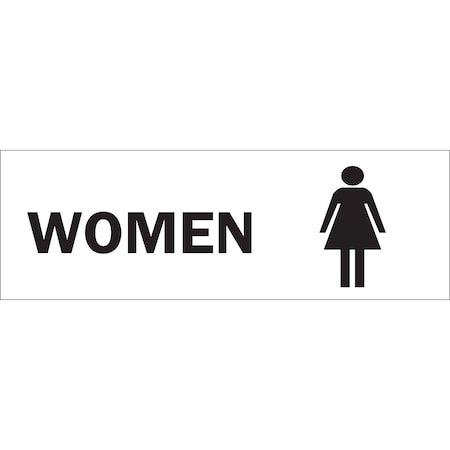 Brady Women, 12" W x 4" H, Rectangle, Fiberglass, 70593 70593